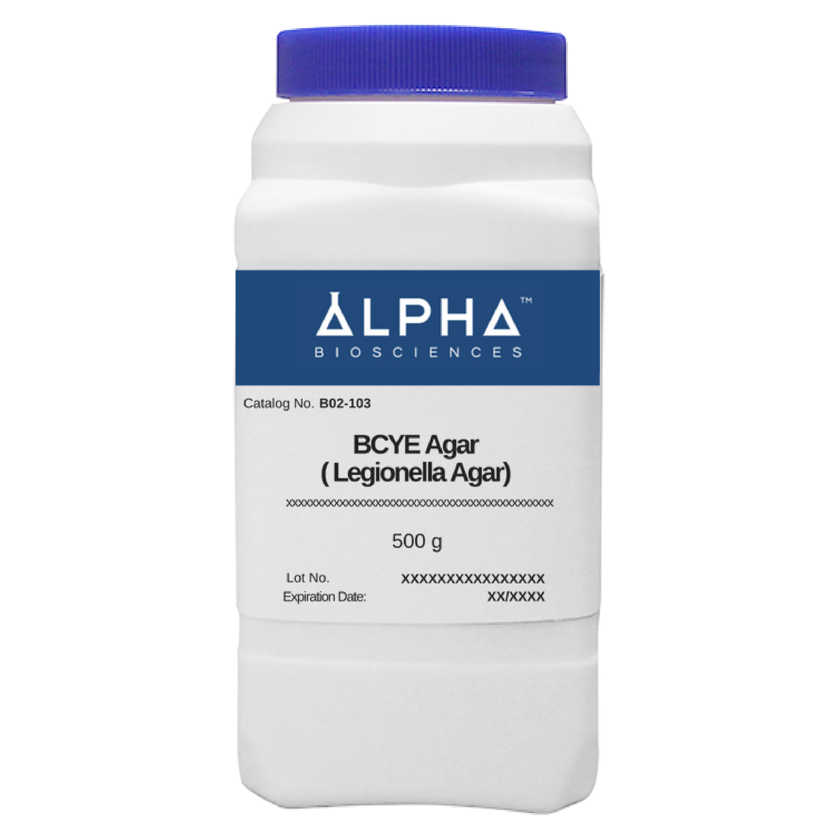 Alpha BCYE Agar (Legionella Agar) - 10 kg