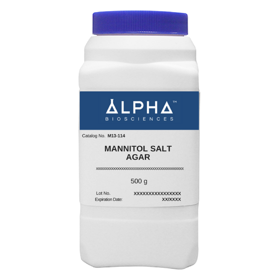 Alpha Mannitol Salt Agar - 10 kg