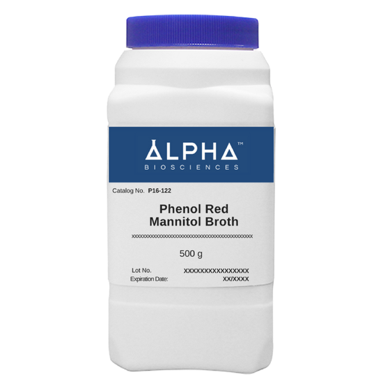 Alpha Phenol Red Mannitol Broth - 10 kg