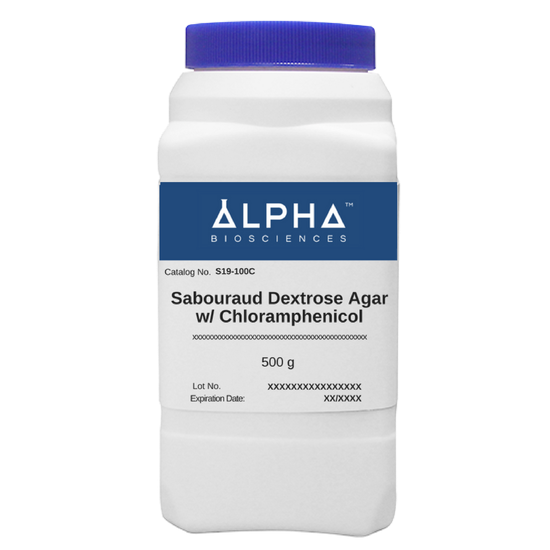Alpha Sabouraud Dextrose Agar w/Chloramphenicol - 500 g