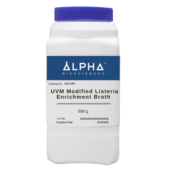 Alpha UVM Modified Listeria Enrichment Broth - 500 g