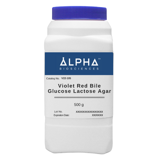 Alpha Violet Red Bile Glucose Lactose Agar - 500 g