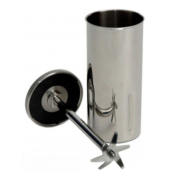 OMNI 400ml Sealed Stainless Steel Chamber Assembly w/ Teflon Bearings & 2 Inch Cutting Blade