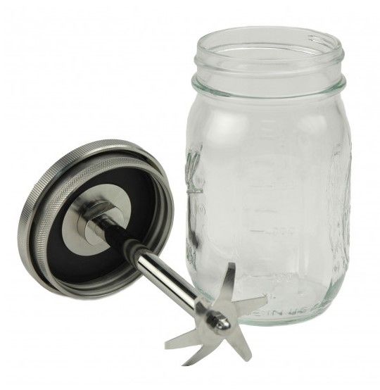 OMNI 473ml Sealed Glass Chamber Assembly w/ Teflon Bearings & 2 Inch Cutting Blade