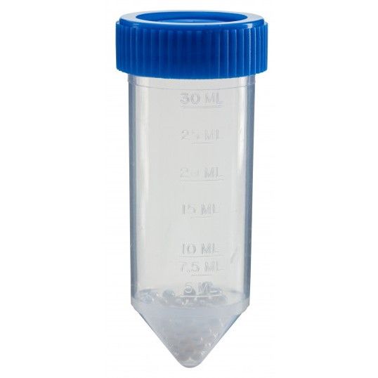 Omni 30ml Tubes with 2.8mm Ceramic Beads w/ 1/4" Ceramic - 50 pack