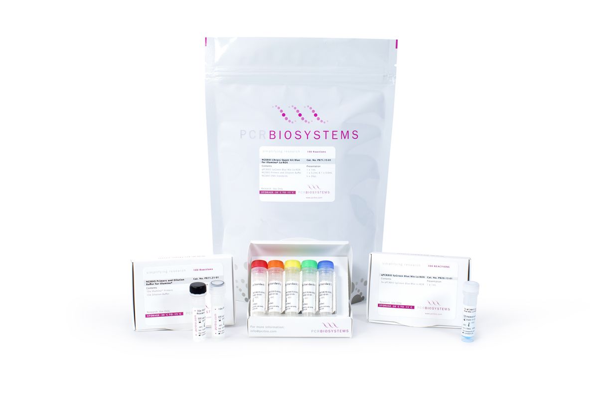 NGSBIO Library Quant Kit Blue for Illumina@ Lo-ROX 100 rxns
