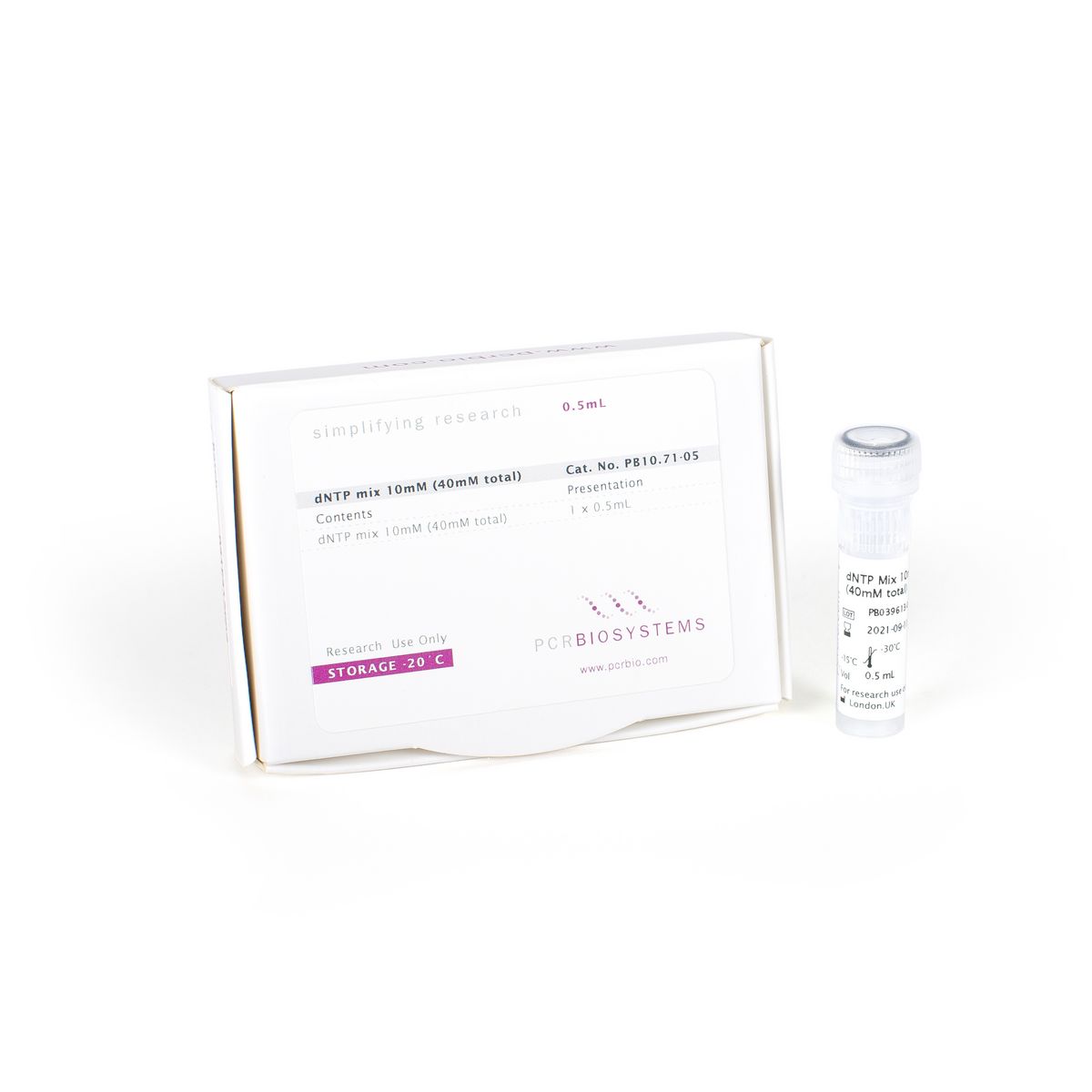 PCRBIO dNTP Mix 10mM each (40mM total) - 0,5 ml