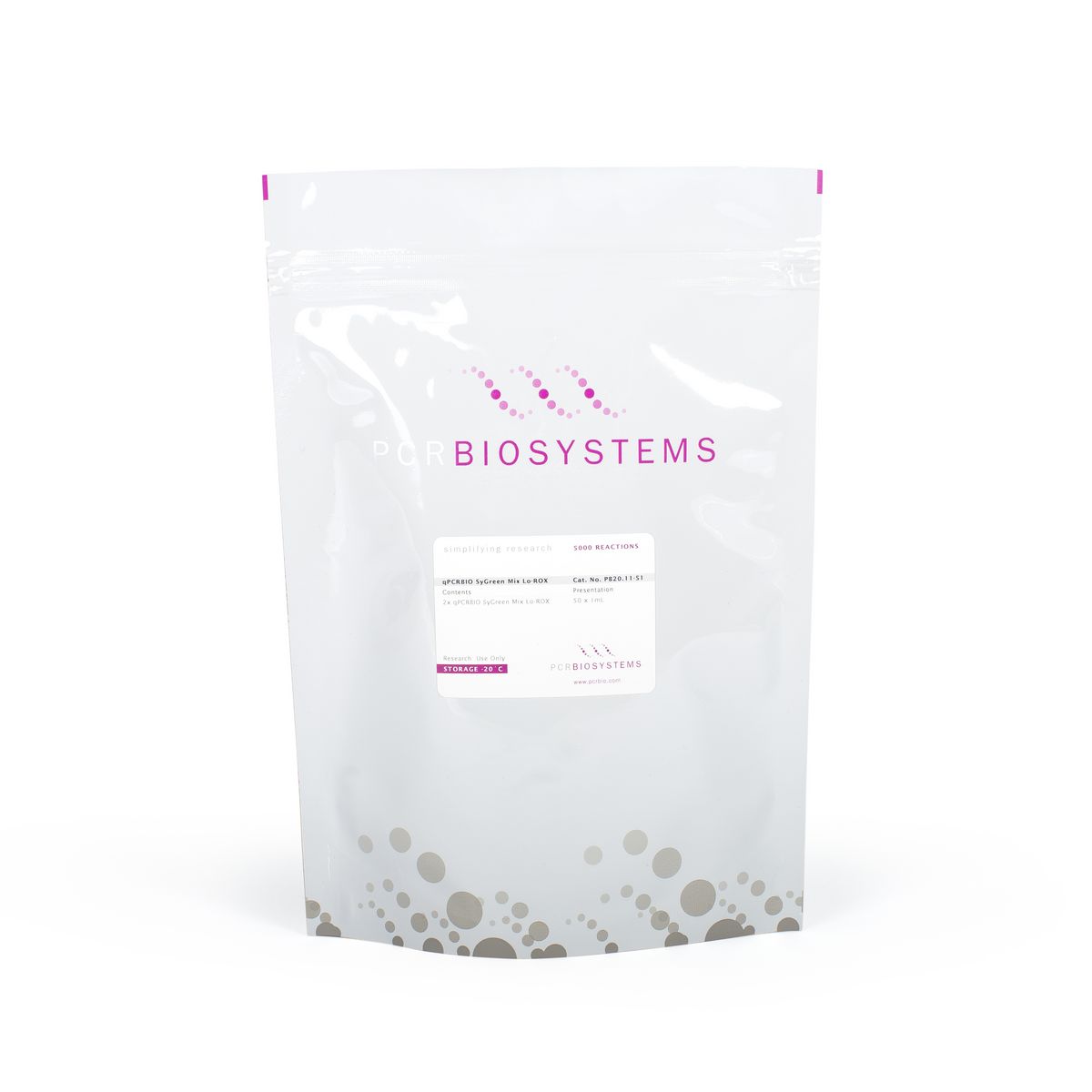 qPCRBIO SyGreen Mix Lo-ROX, 50 x 1 ml pouch - 5000 rxns
