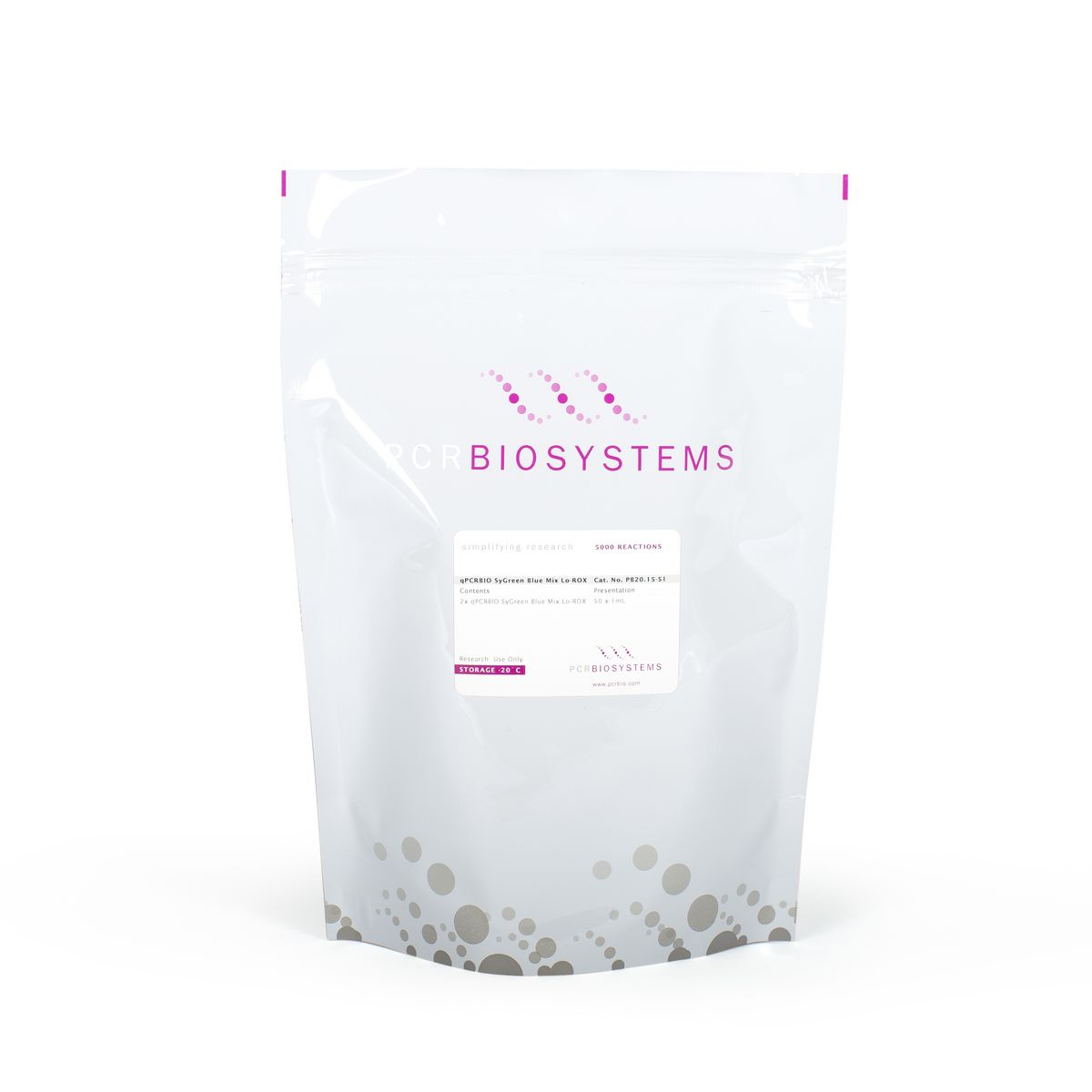 qPCRBIO SyGreen Blue Mix Lo-ROX, 50 x 1 ml pouch - 5000 rxns