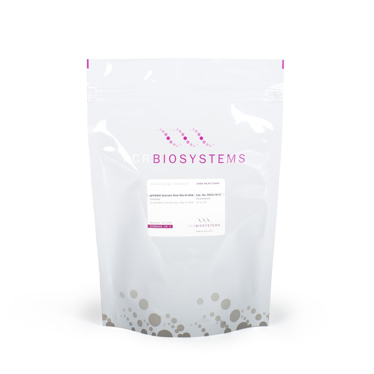 qPCRBIO SyGreen Blue Mix Hi-ROX, 50 x 1 ml pouch - 5000 rxns