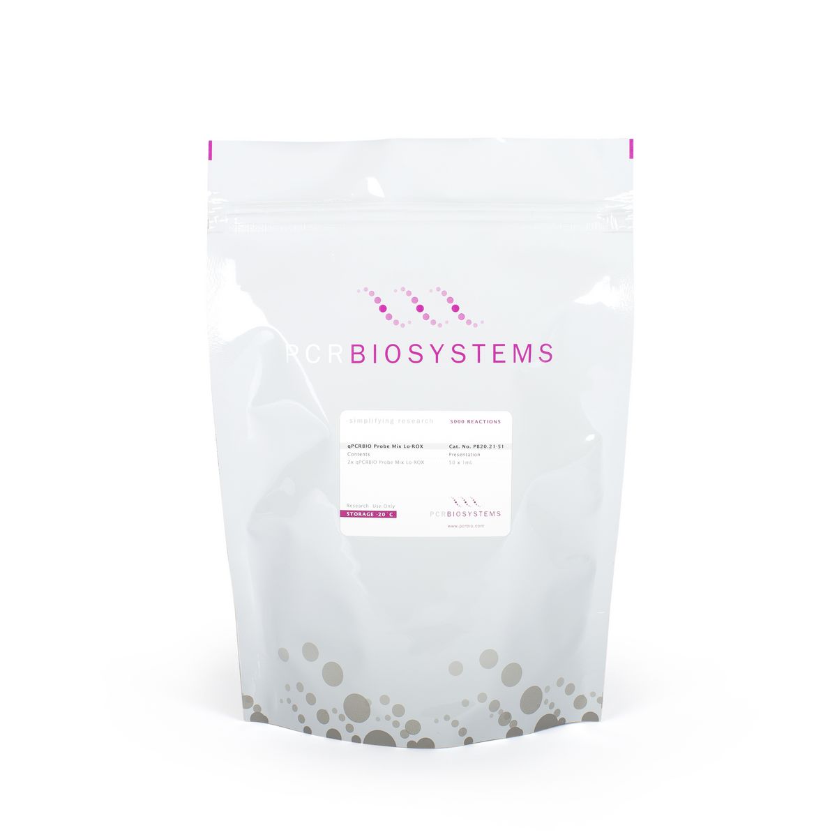 qPCRBIO Probe Mix Lo-ROX, 50 x 1 ml pouch - 5000 rxns