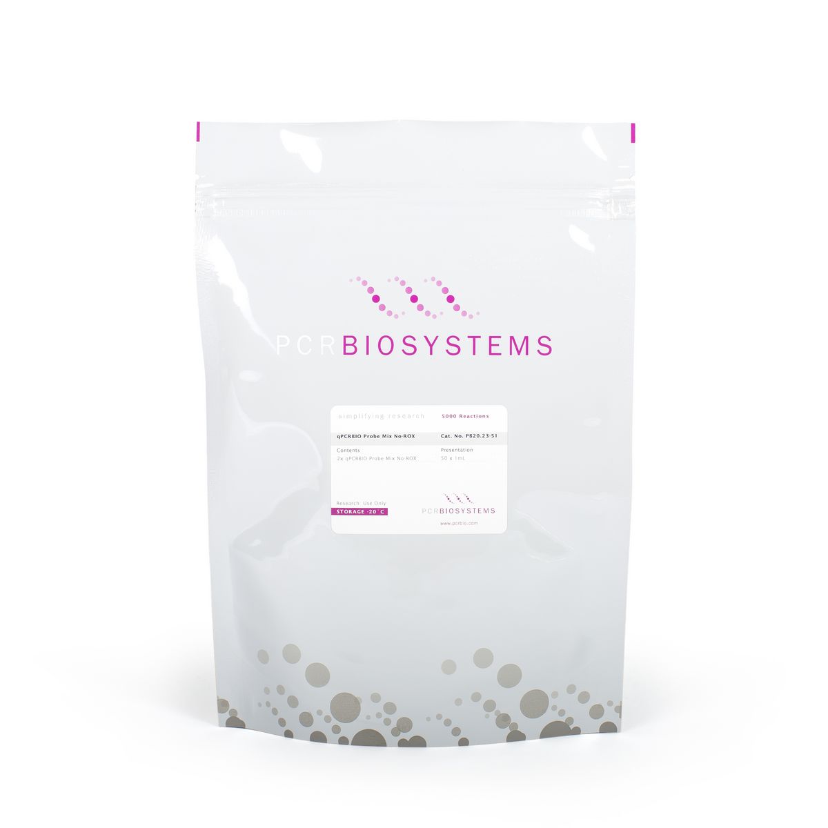 qPCRBIO Probe Mix No-ROX, 50 x 1 ml pouch - 5000 rxns