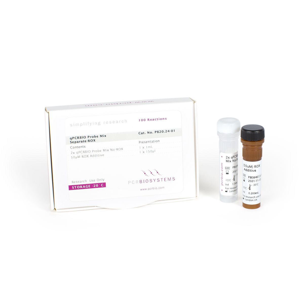 qPCRBIO Probe Mix Separate-ROX - 100 rxns