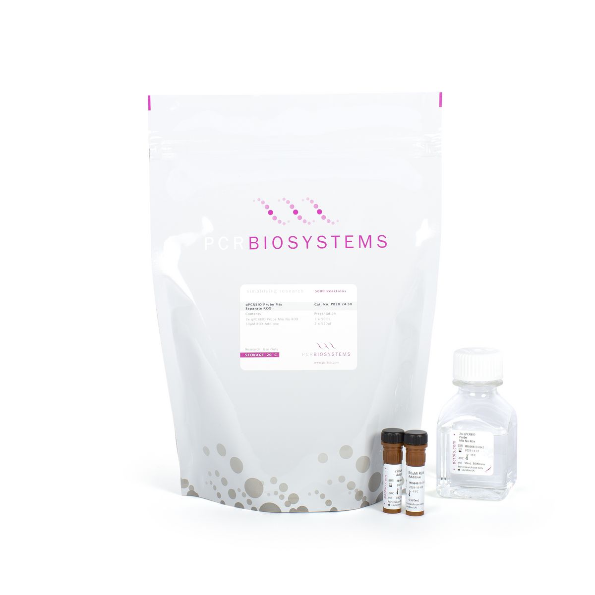 qPCRBIO Probe Mix Separate-ROX, 50 ml bottle - 5000 rxns