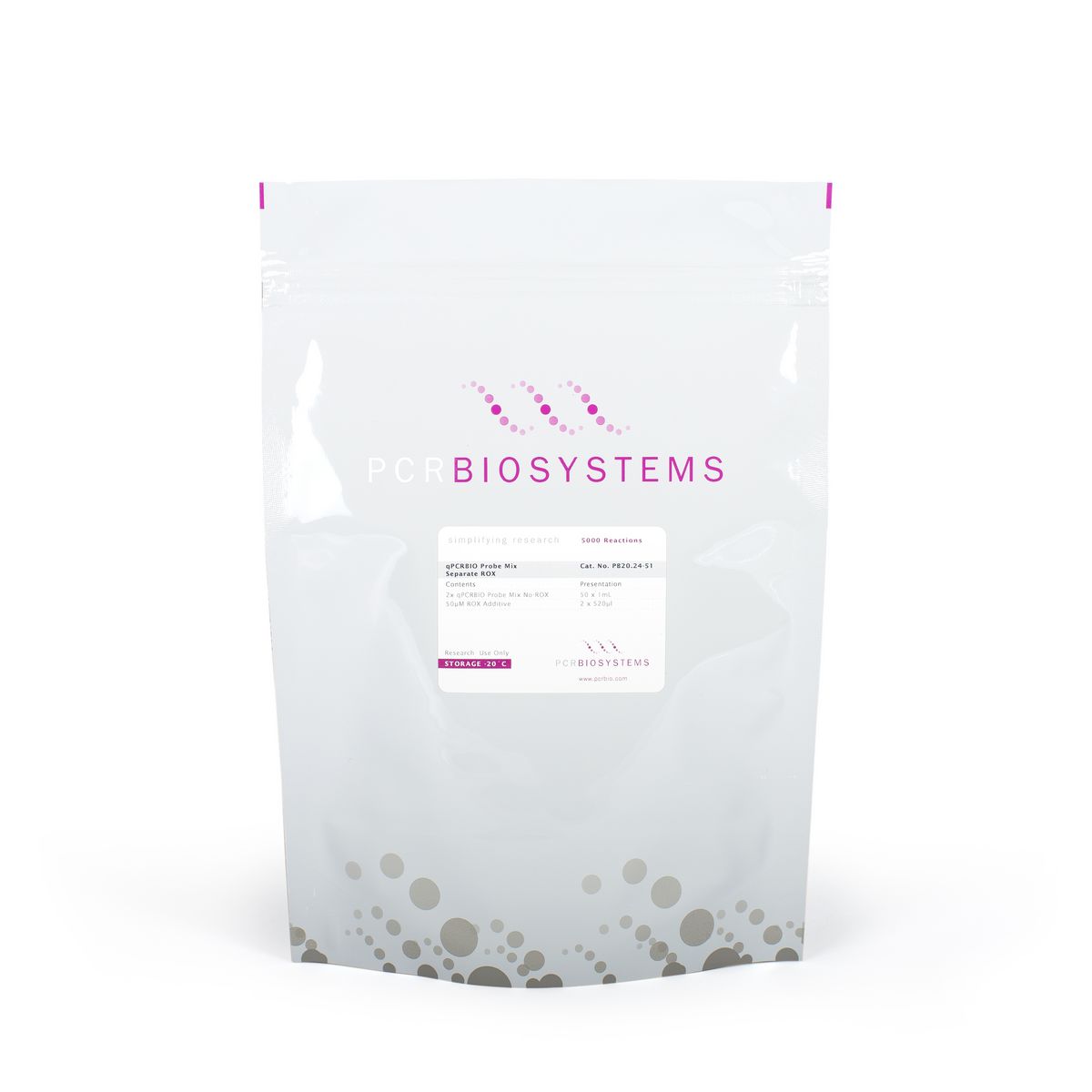 qPCRBIO Probe Mix Separate-ROX 50 x 1 ml pouch - 5000 rxns