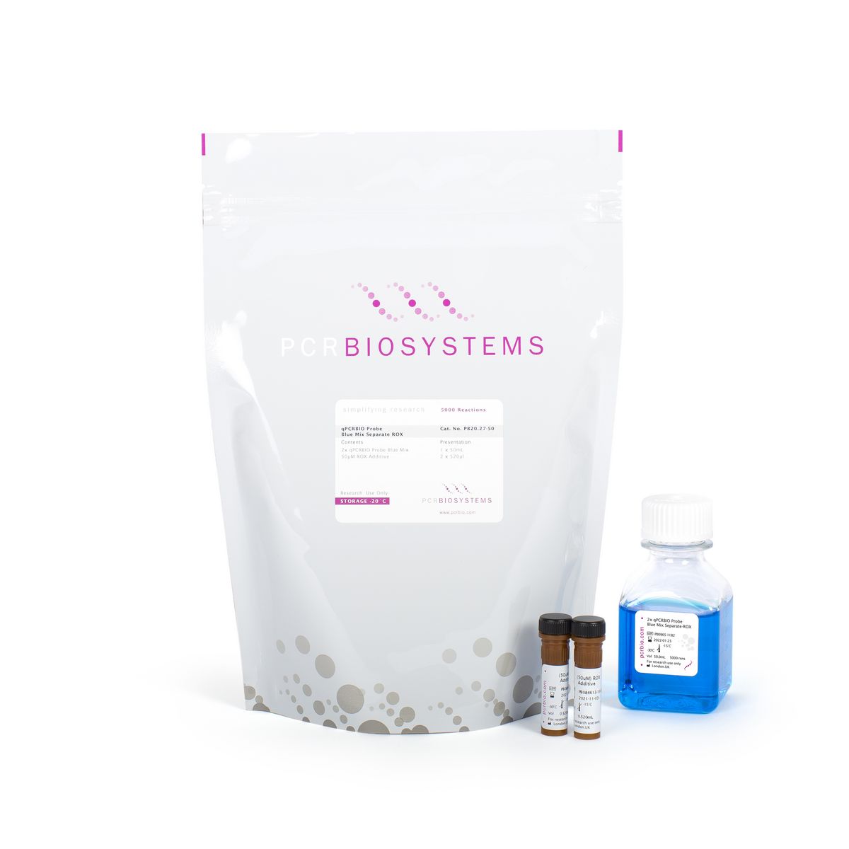 qPCRBIO Probe Blue Mix Separate-ROX, 50 ml bottle - 5000 rxns