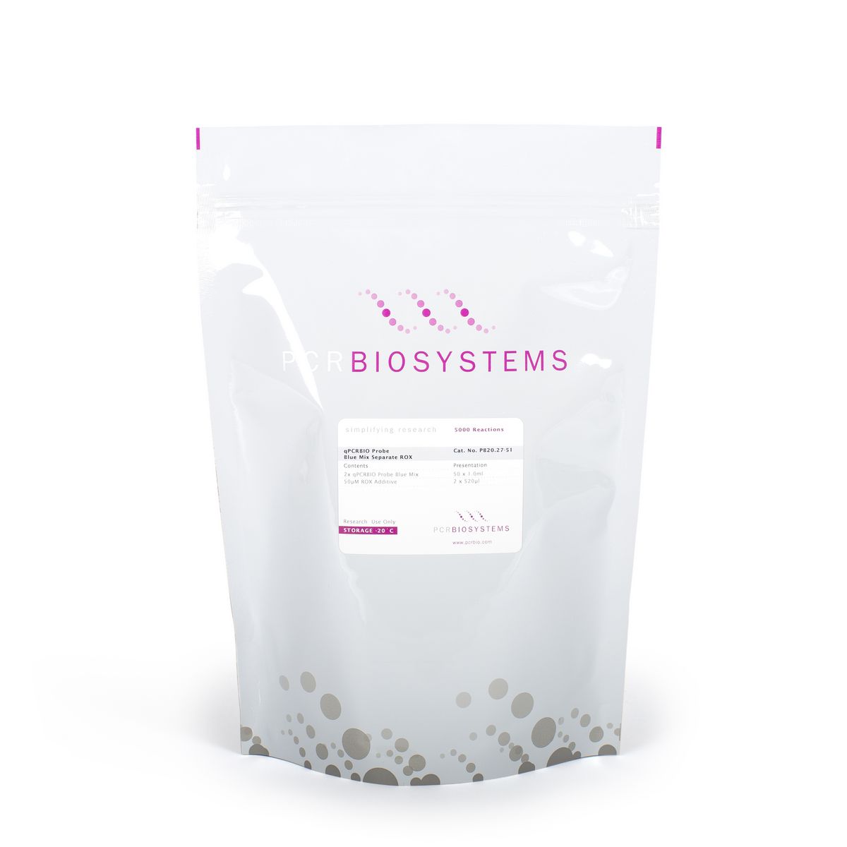 qPCRBIO Probe Blue Mix Separate-ROX, 50 x 1 ml pouch - 5000 rxns