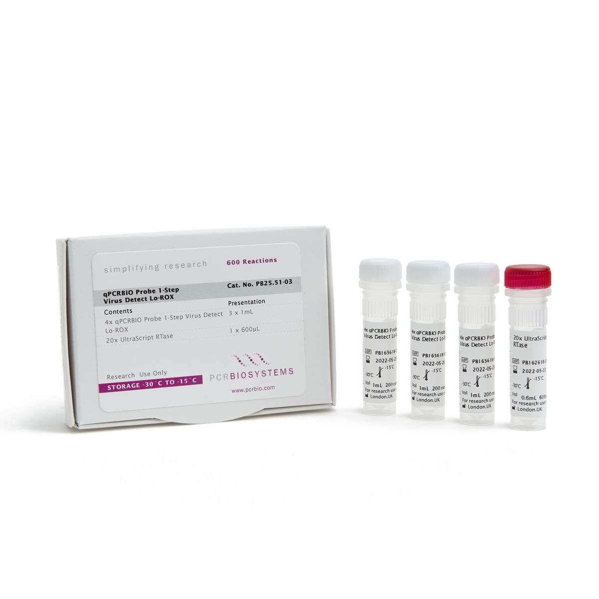 Product: qPCRBIO Probe 1-Step Virus Detect Lo-ROX - 600 rxns ...