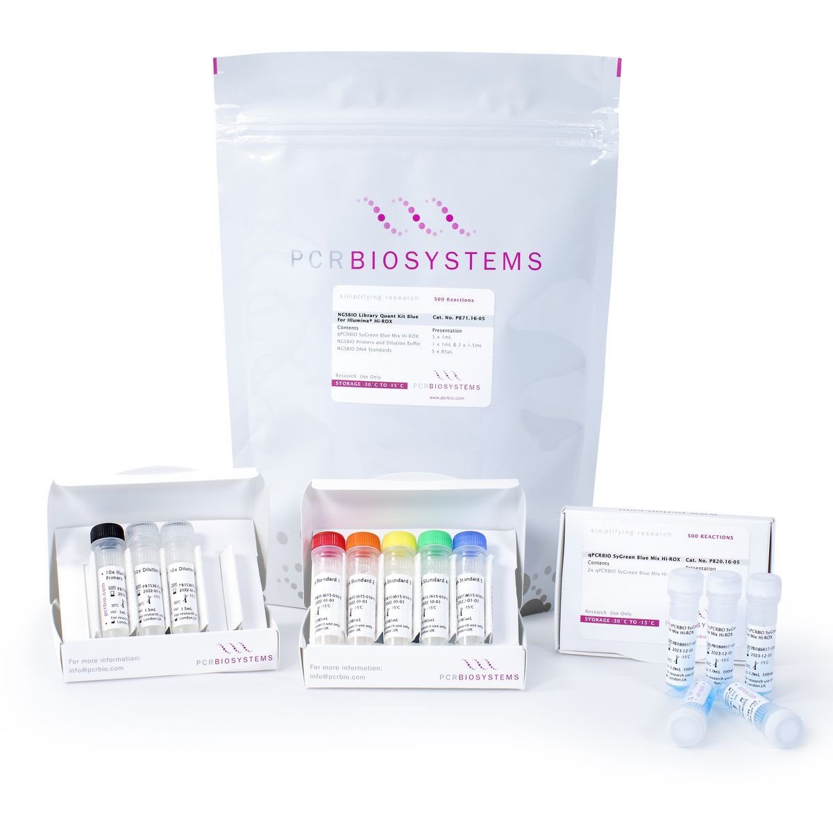 NGSBIO Library Quant Kit Blue for Illumina@ Hi-ROX 500 rxns