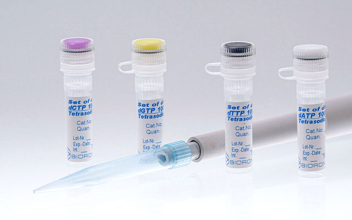 BIORON Set of 4 dNTPs, 4 x 100mM - 4 x 1 ml